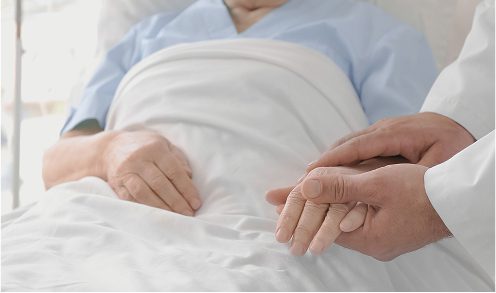 doctor holding patient hand doctor holding patient hand
